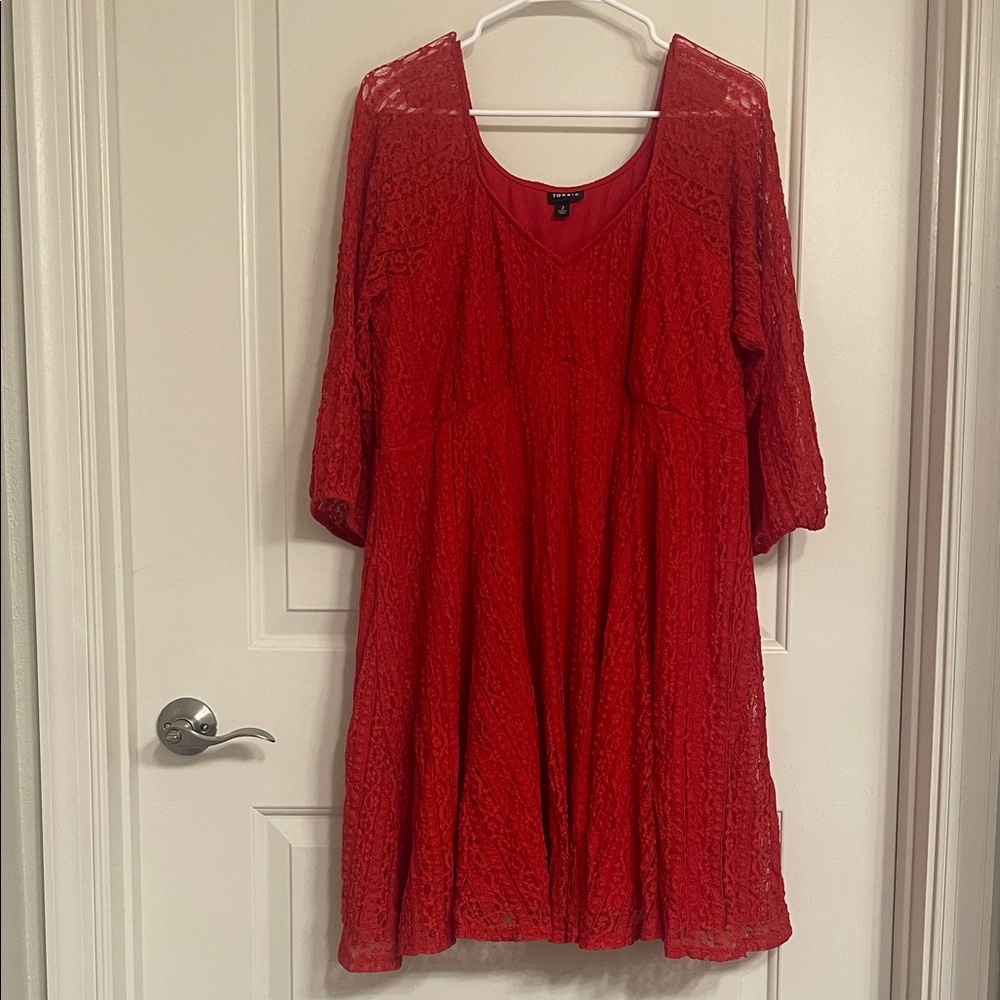 Red Lace Dress